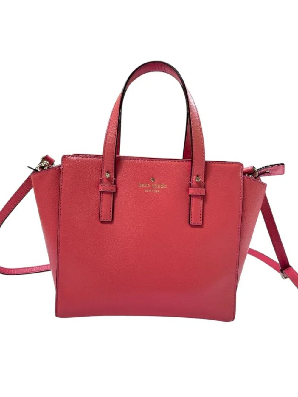 Kate Spade Grand Street Small Hayden Satchel Crossbody Radish Pink